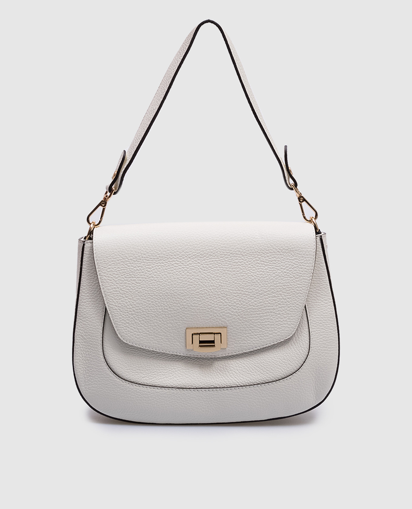

White leather messenger bag Gianni Notaro