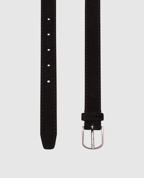 Toteme Brown suede belt 234WLGBT044LE0004