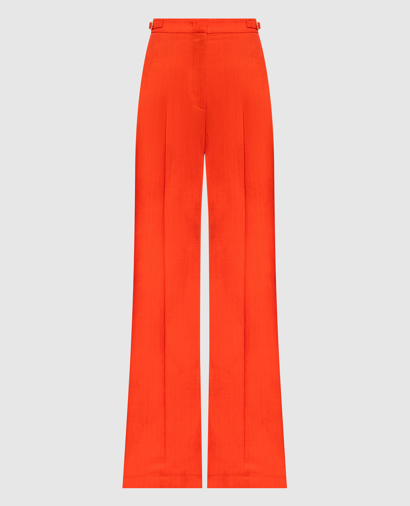 Vesta orange flared trousers in wool with a vintage effect Gabriela Hearst