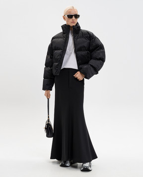 Balenciaga Black wool maxi skirt 850662TJT21