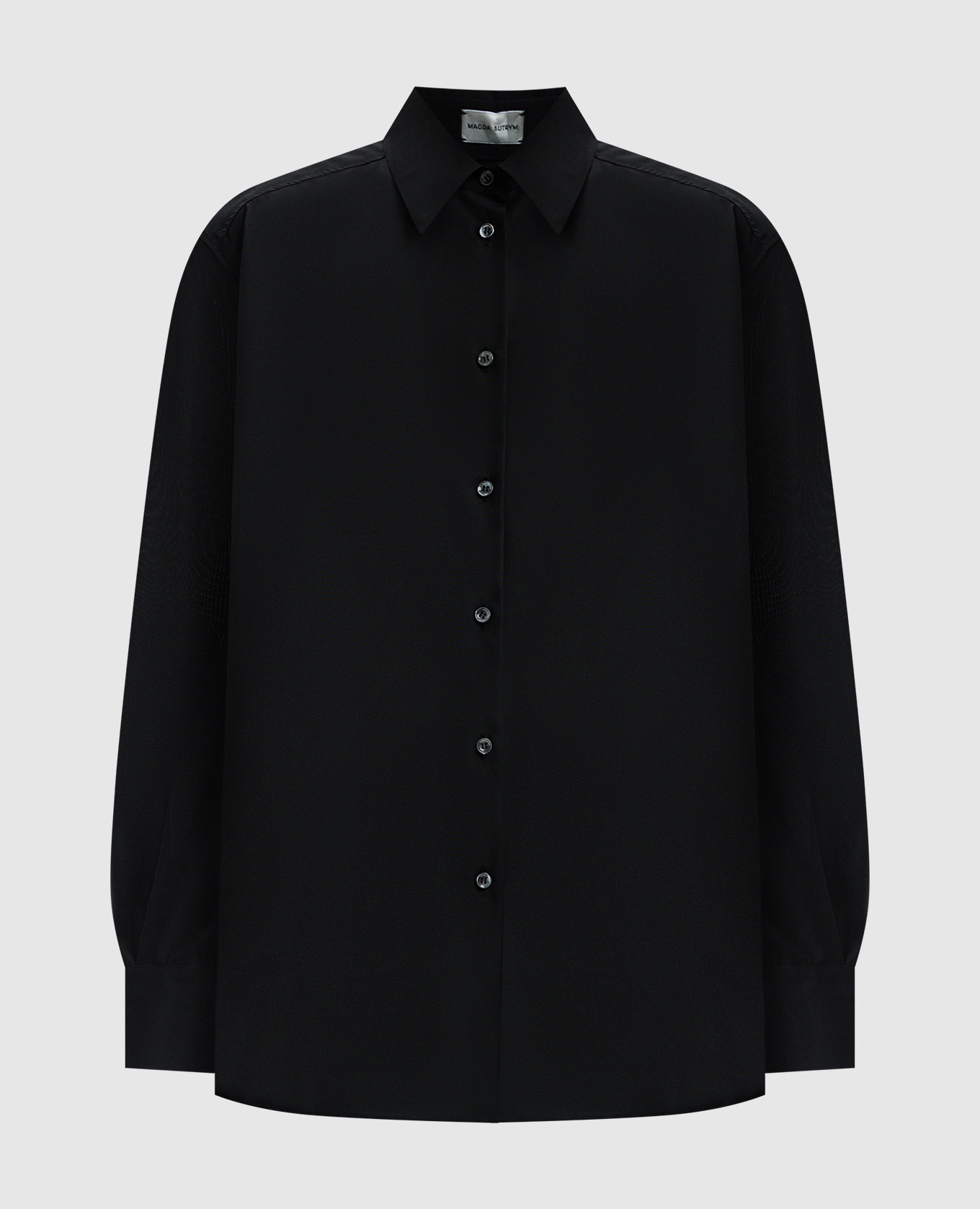 

Black silk blouse Magda Butrym