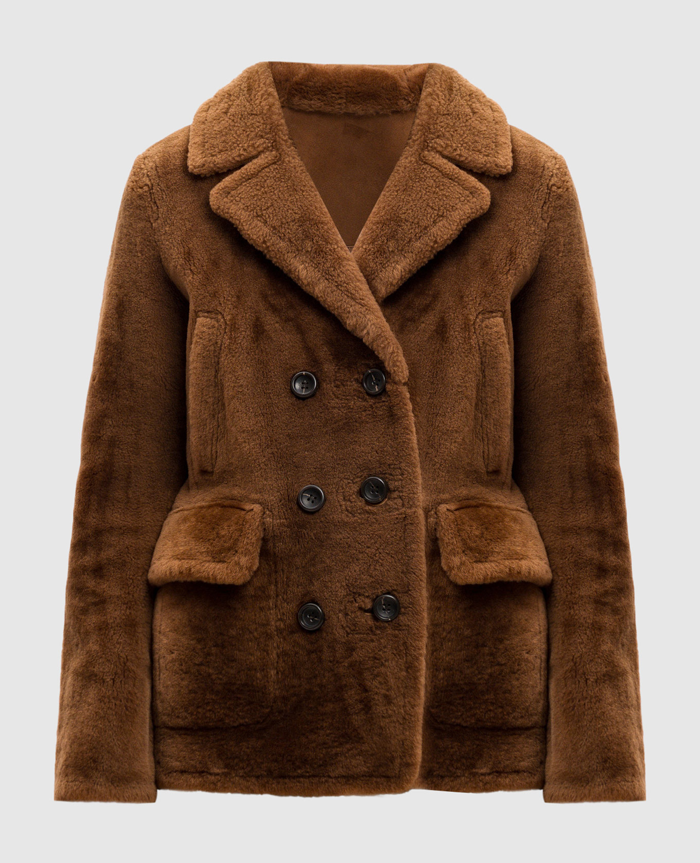 

Brown fur coat Yves Salomon