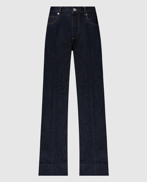 Bottega Veneta Blue flared jeans with a patch 813509V0W20