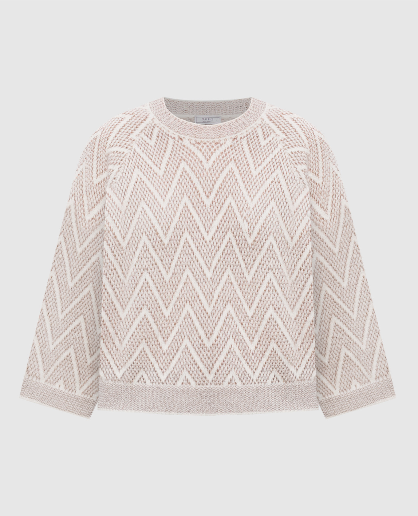 Patterned wool sweater Peserico