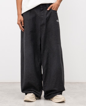 Balenciaga Grey Trompe L'Oeil jeans 838695TSWB3