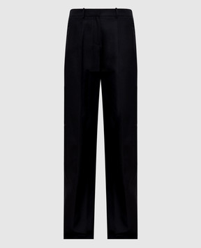 Magda Butrym Black pants made of silk PANTS02119724