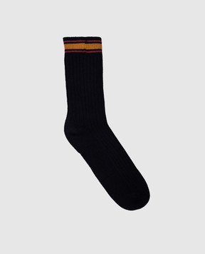 Etro Blue socks made of wool WAVA0004AV391