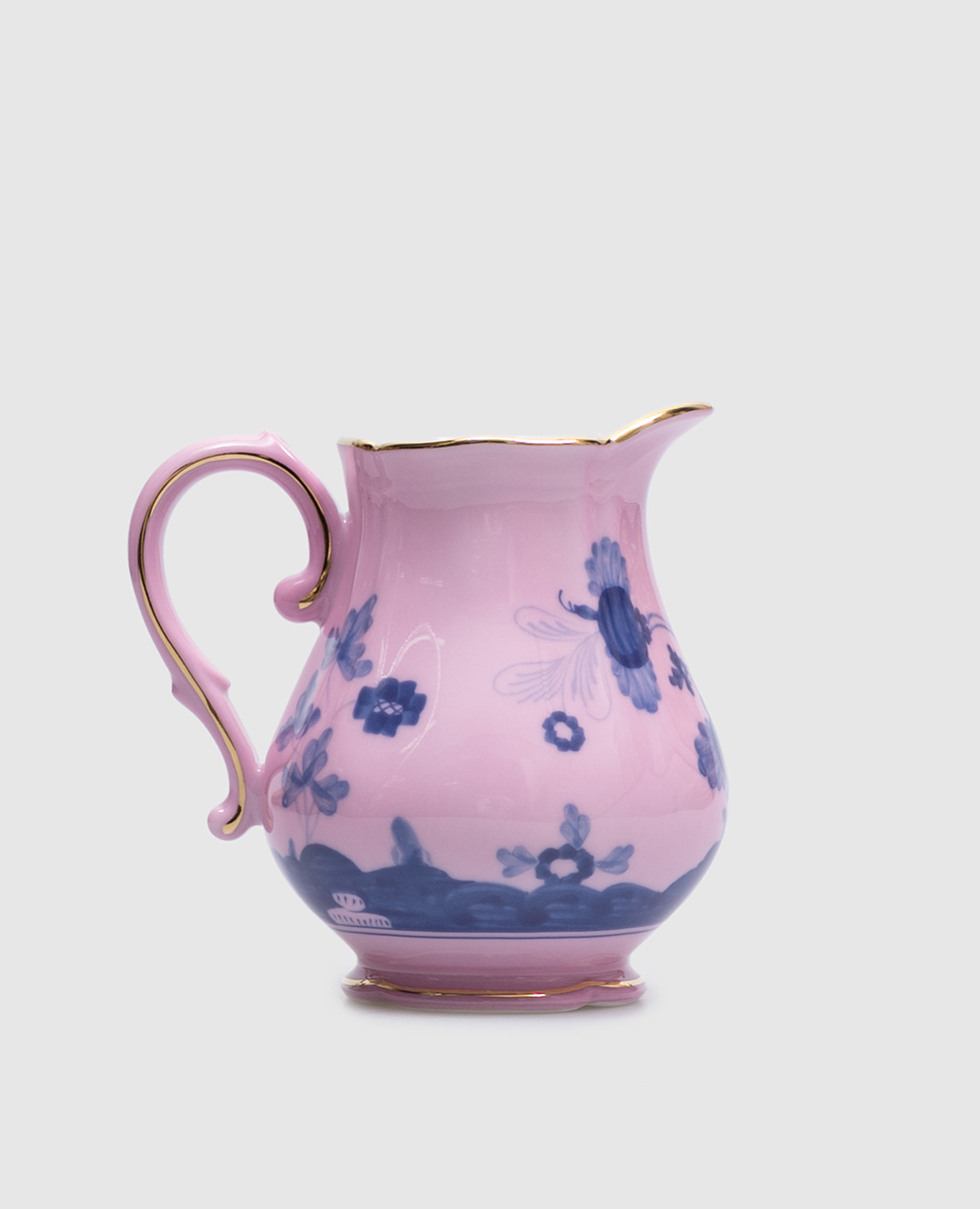 

Pink porcelain milk jug from the Oriente Italiano collection Ginori 1735