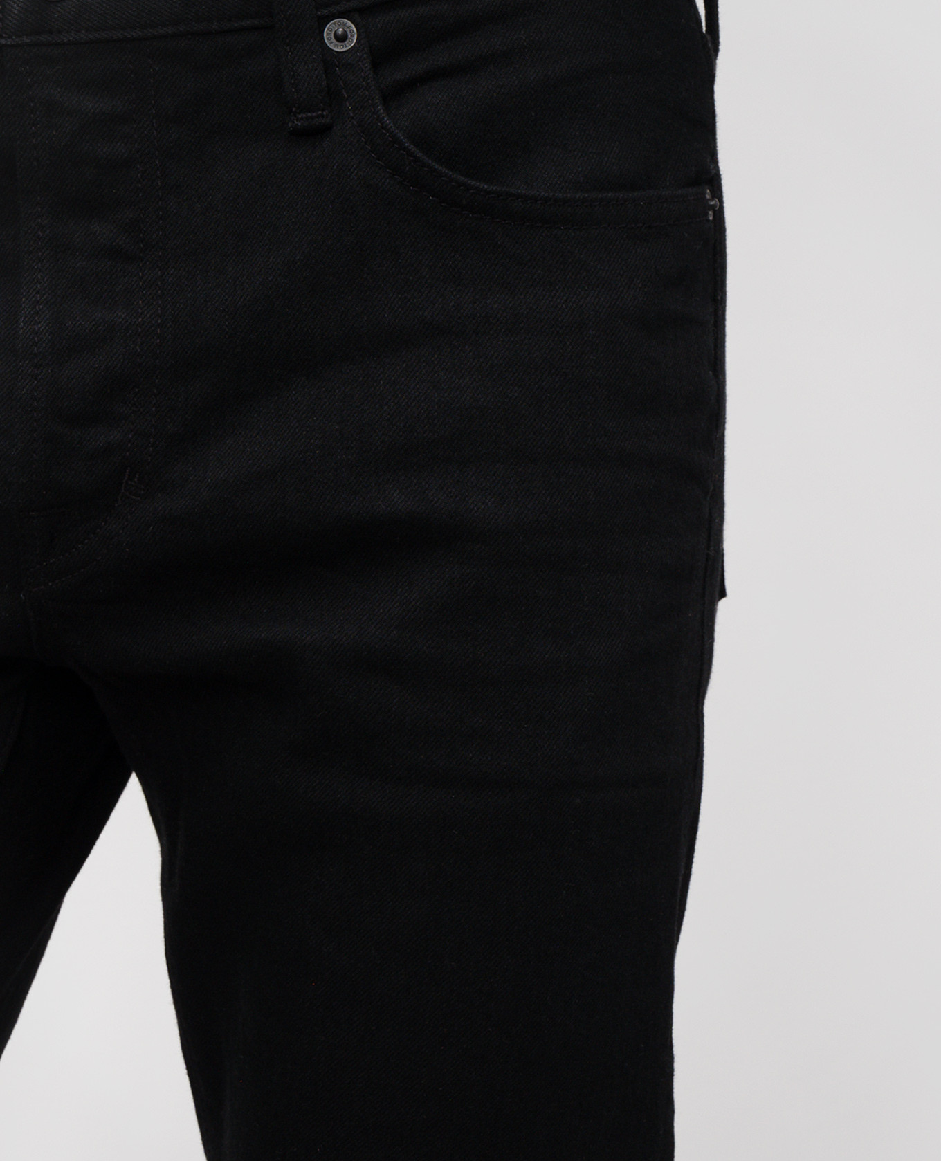 Black jeans with logo patch Tom Ford 5