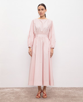 Gabriela Hearst Pink Ahmose midi dress 3254287T119