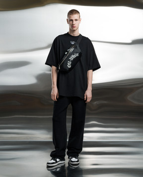 Off-White Black sweatpants with Bandana Arrow embroidery OMCH054S24FLE002