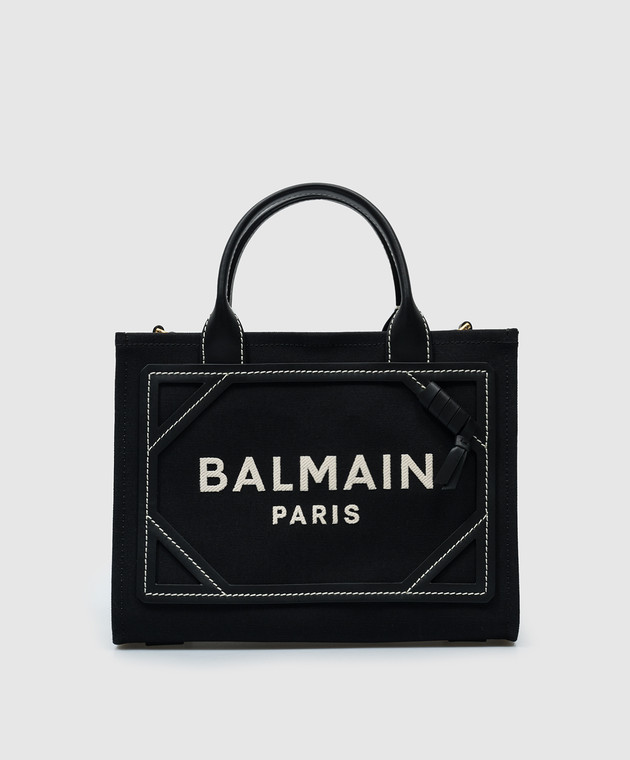 Balmain - Black B-Army tote bag with logo embroidery DN1FE809TPAC - buy  with European delivery at Symbol