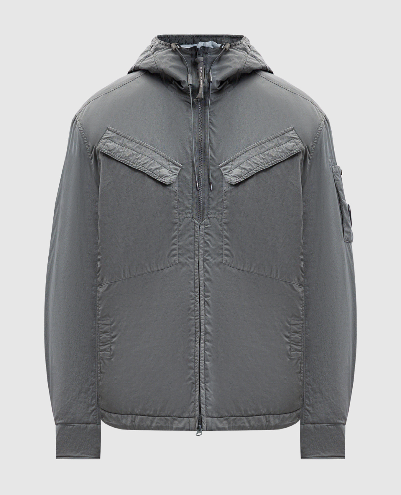 Green Chrome-R jacket with logo C.P. Company