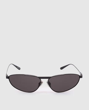 Balenciaga Black Oval Sunglasses 812837T0005