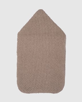 Agnona Children's brown cashmere envelope ASPIUHP123X