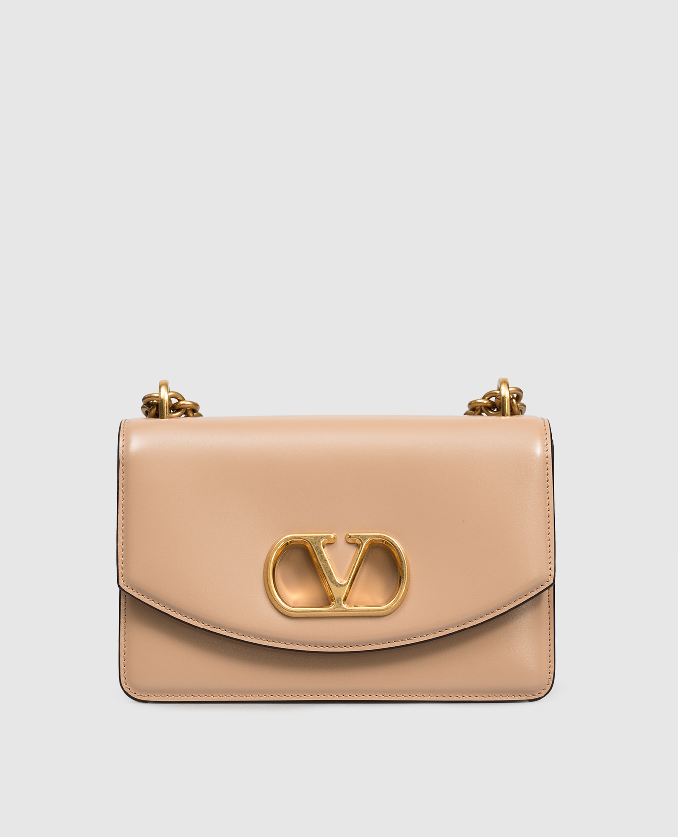 

Beige leather cross-body bag Vain Valentino