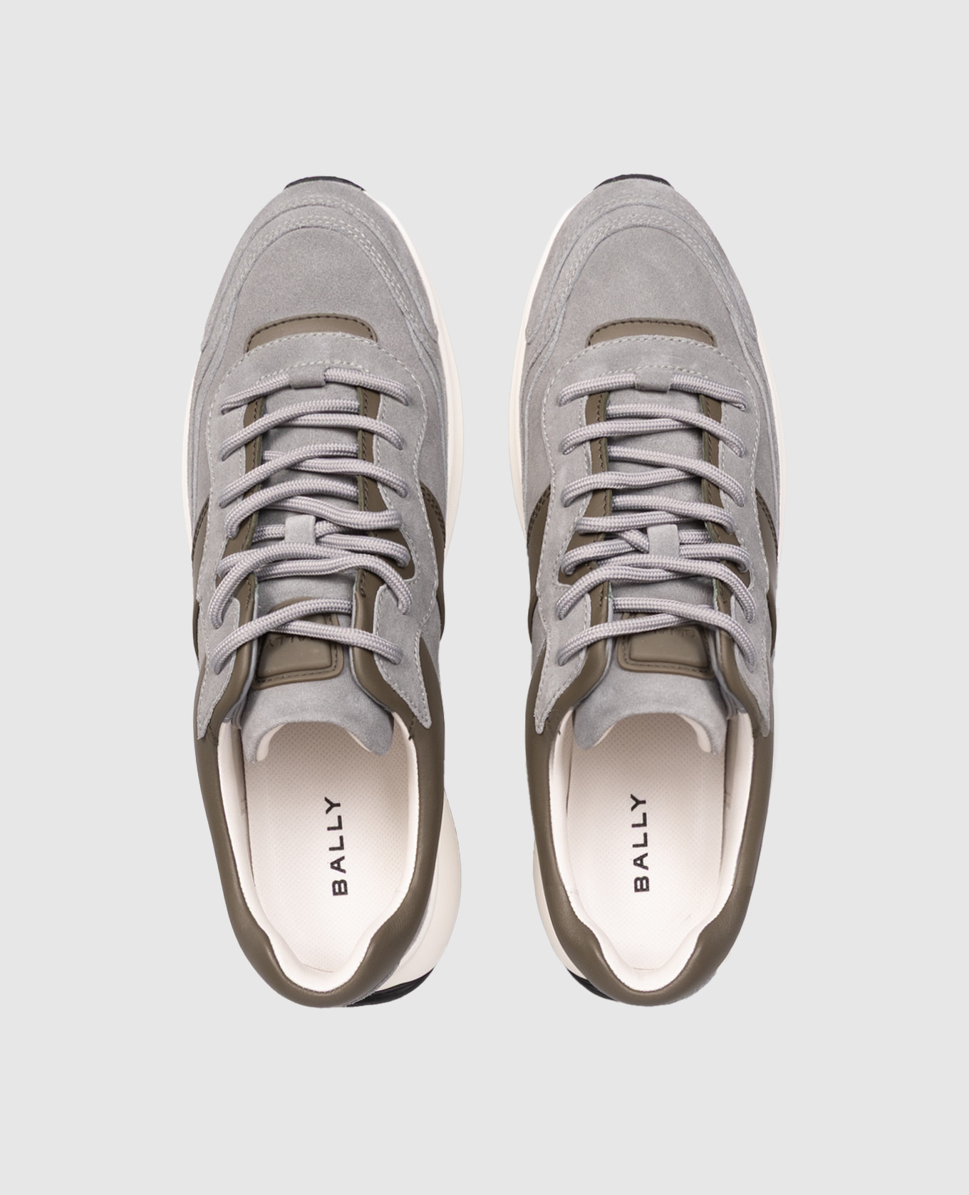 

Outline grey suede sneakers Bally