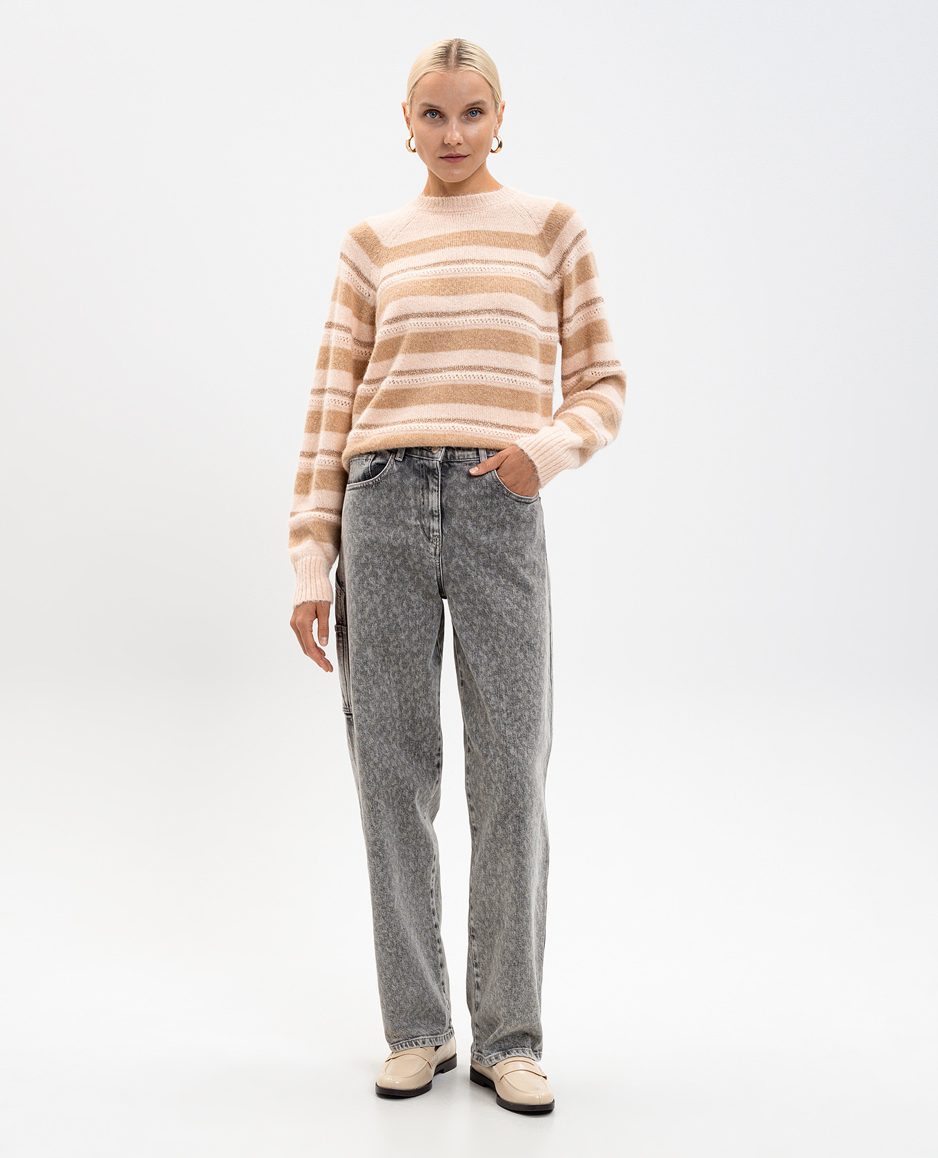 Striped alpaca sweater Twinset 2