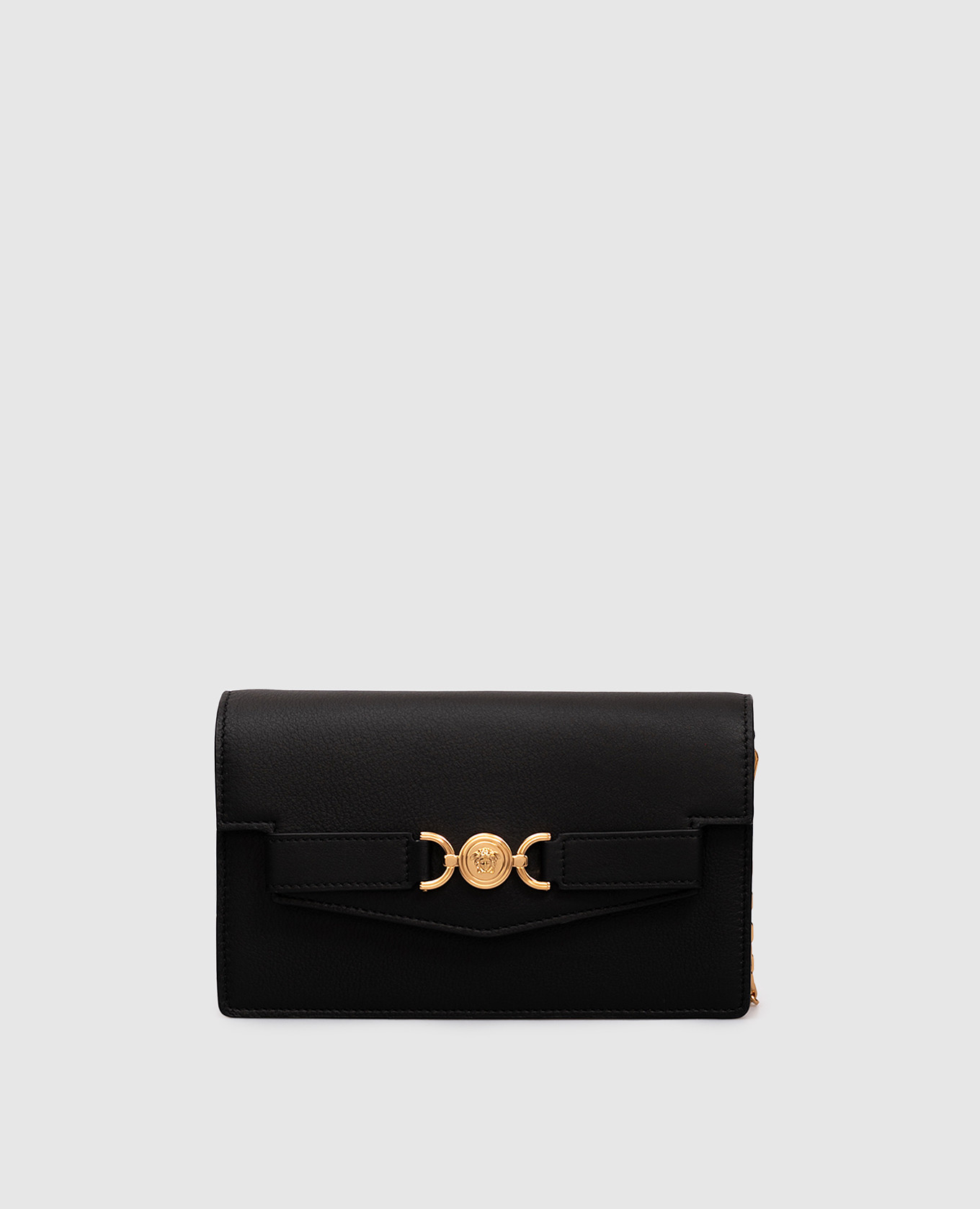 

Black leather bag with Medusa emblem Versace