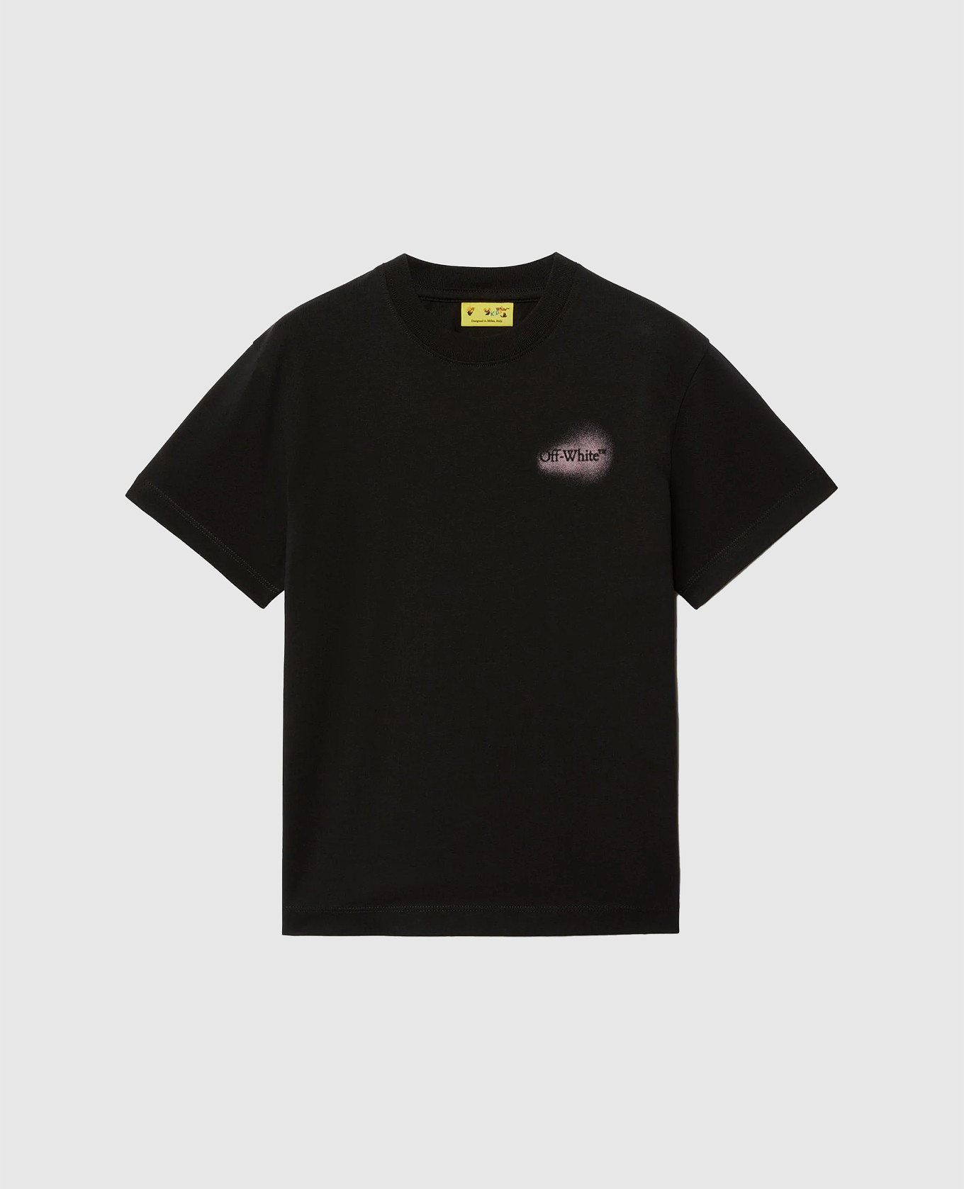 

Children's black T-shirt with logo print Off-White