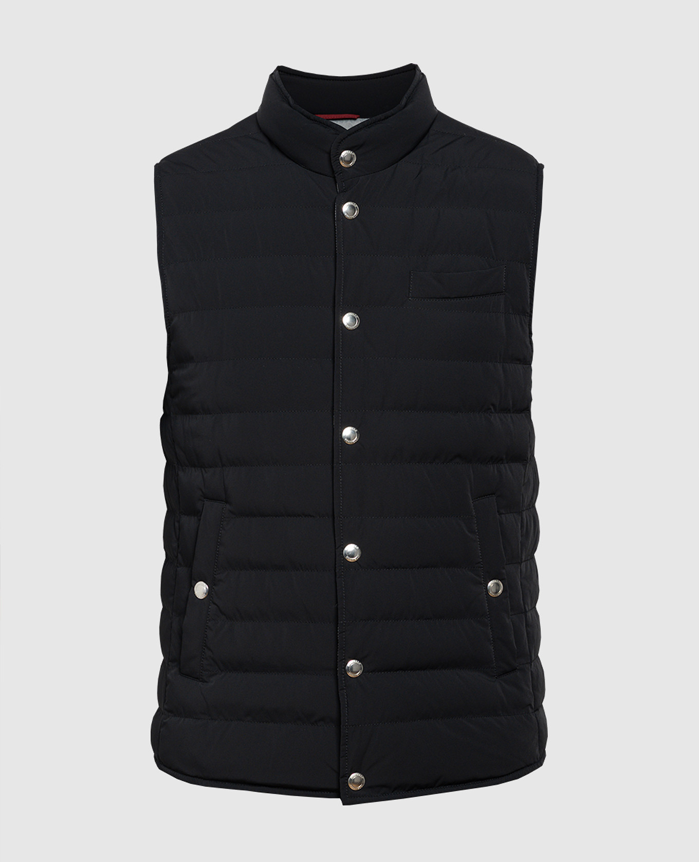 

Black down vest Brunello Cucinelli, Черный