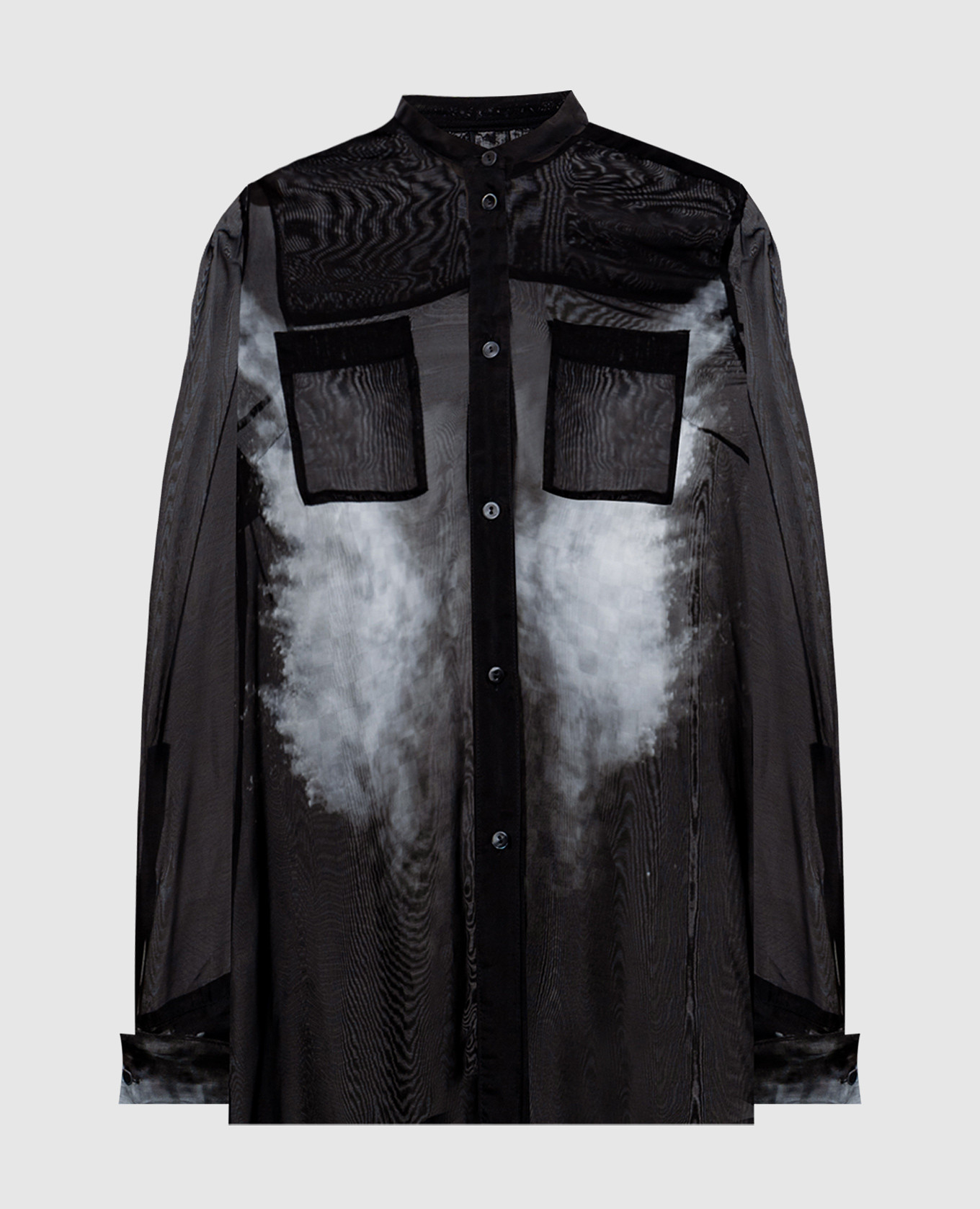

Black blouse with silk Masnada