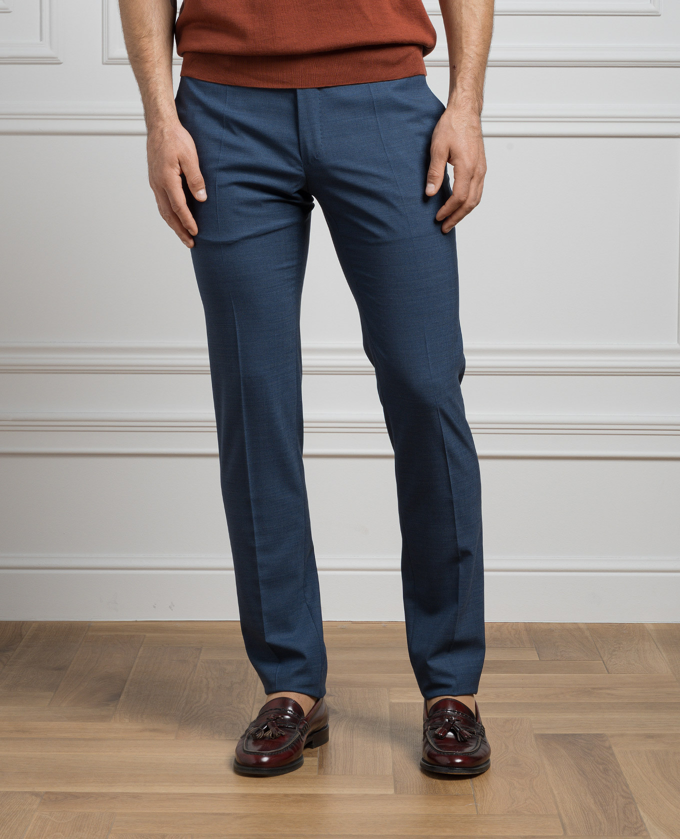 

Blue pants made of wool Incotex