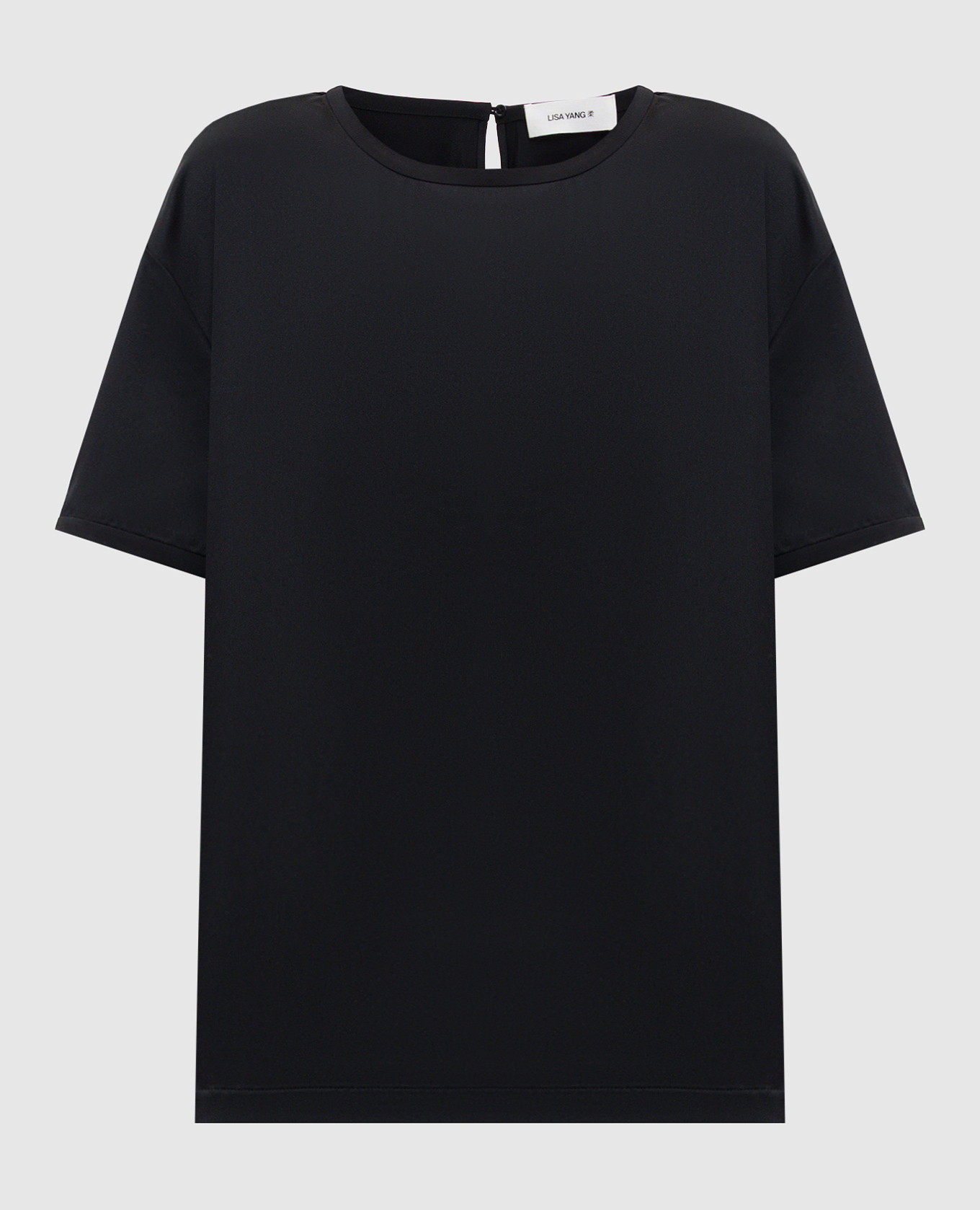 Black silk top LISA YANG