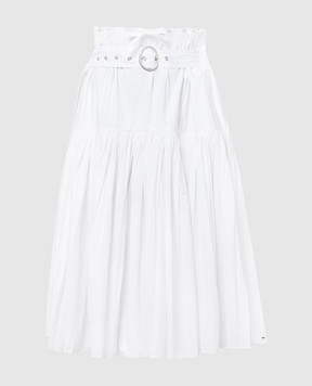 Jil Sander White pleated skirt J40MA0140J45127