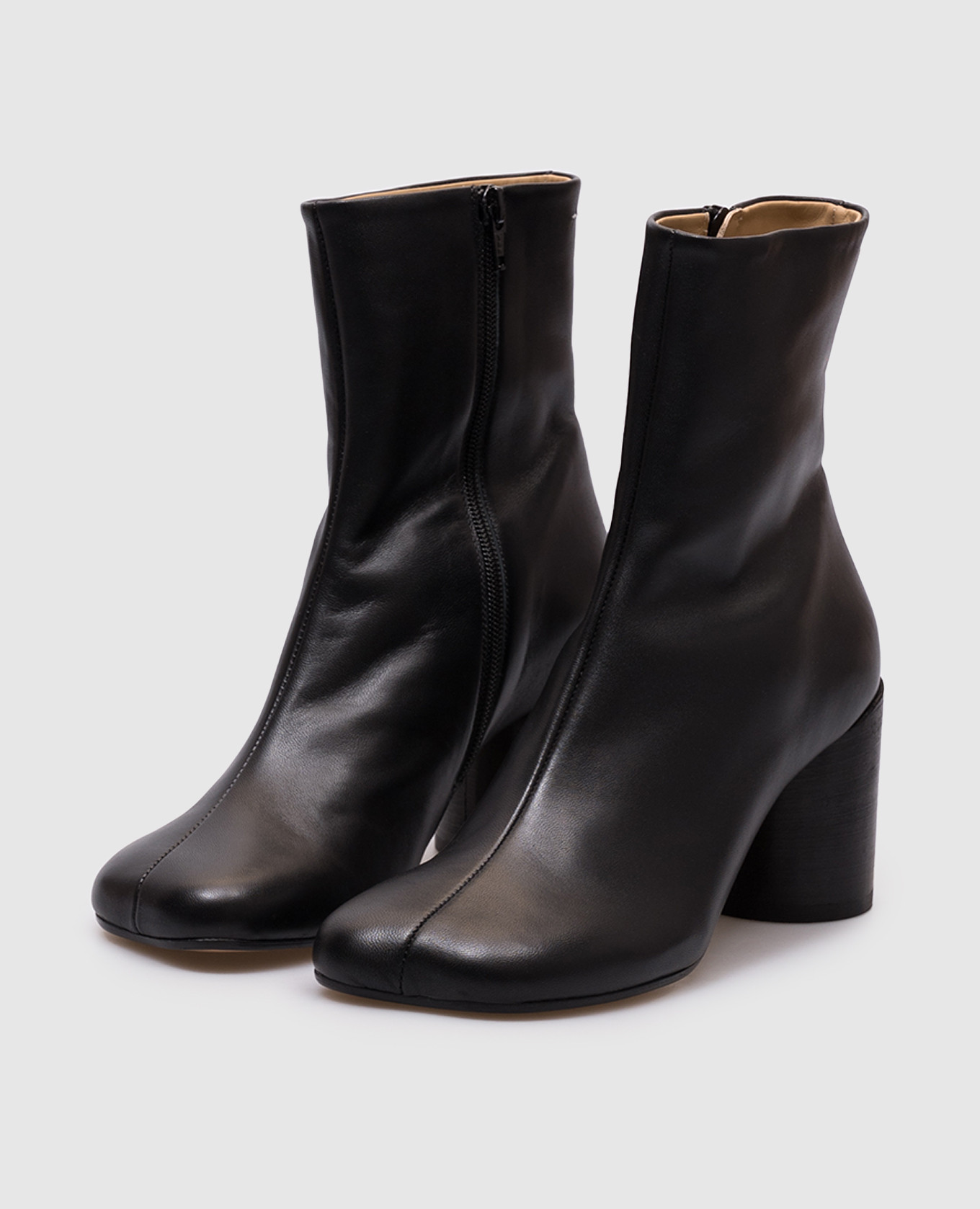 

Black leather ankle boots Maison Margiela MM6