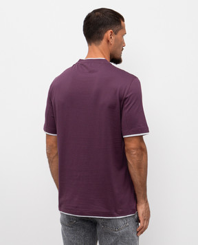 Brunello Cucinelli Purple T-shirt M0B137427