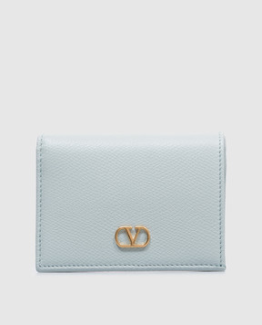 Valentino Green leather wallet with logo 6W2P0AJ3SNP