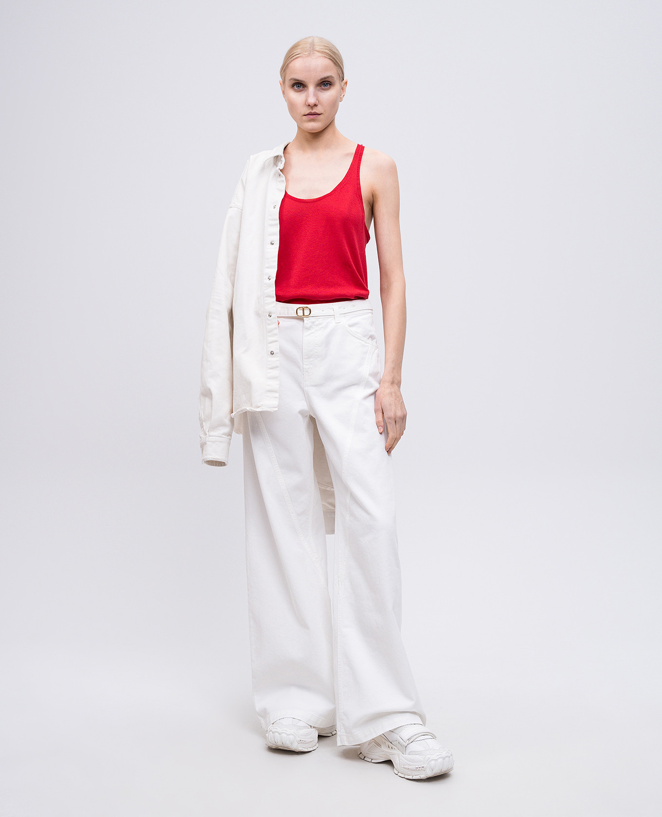 

Red top with logo Twinset