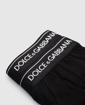 Dolce&Gabbana Set of black briefs with logo M9C05JONN95