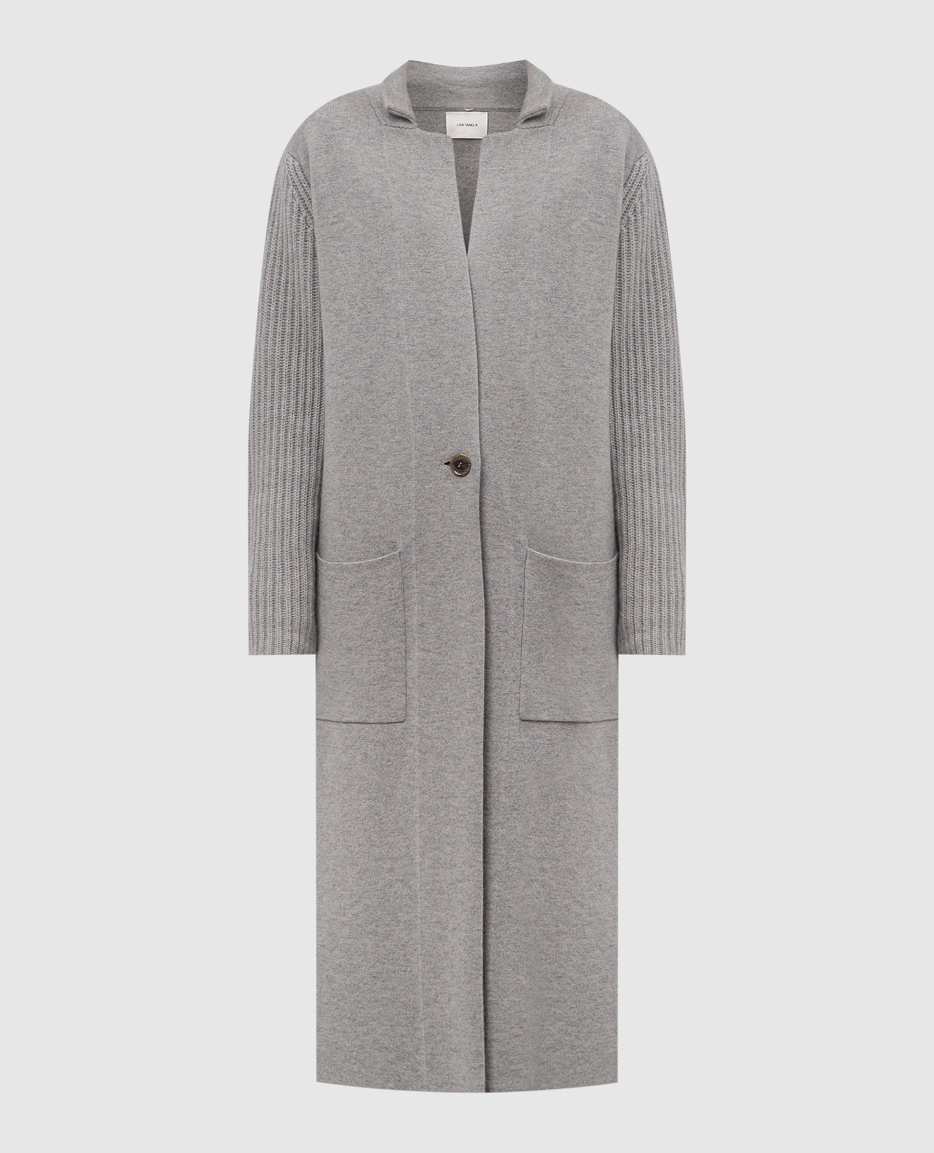 

Feifei gray cashmere coat LISA YANG, Grey