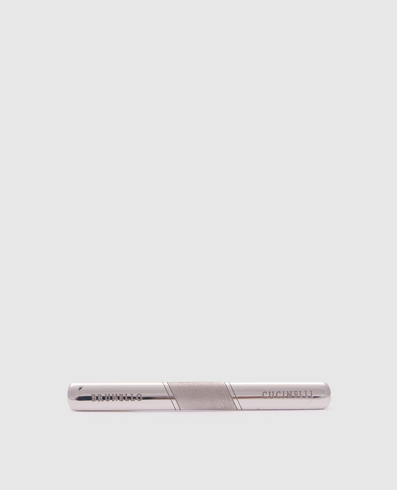 

Silver tie clip Brunello Cucinelli, Серебристый