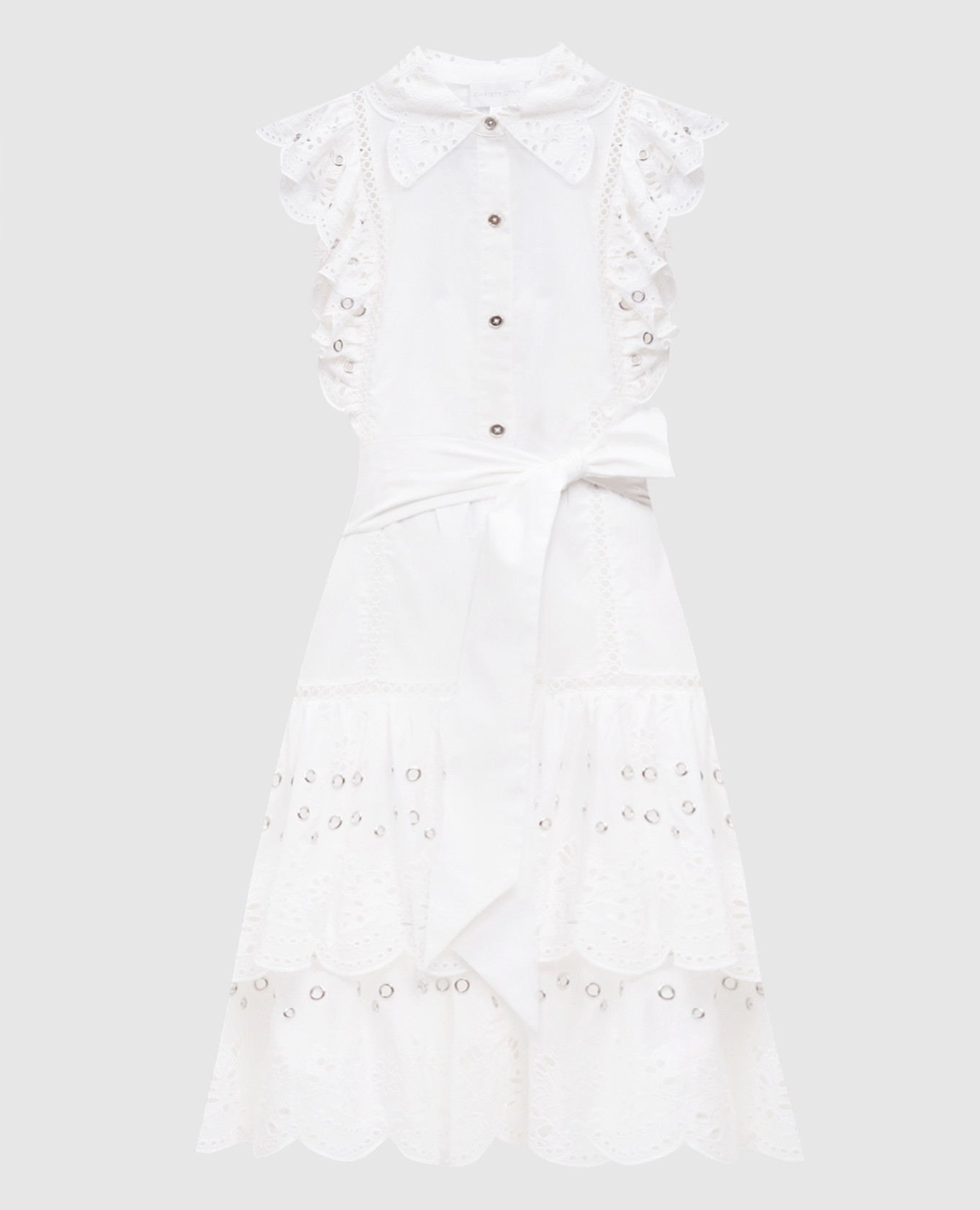 White Tyler mini dress Christy Lynn