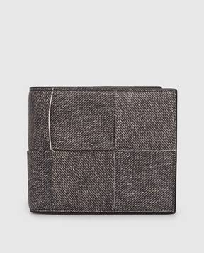 Bottega Veneta Grey Intreccio leather wallet 743004V5UF1