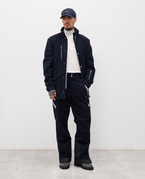 Brunello Cucinelli Blue wool ski pants MM470KP06