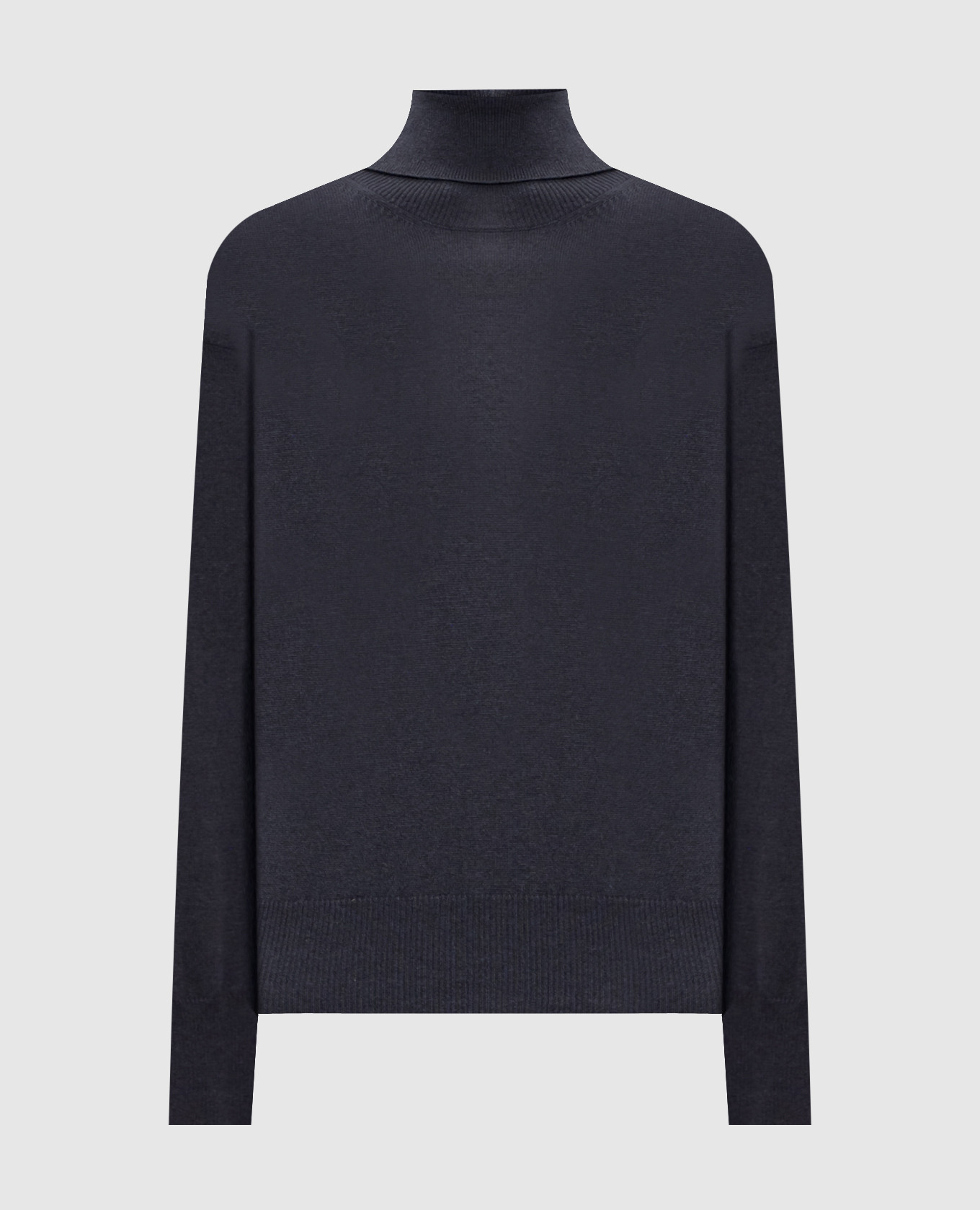 

Gray wool, silk and cashmere sweater with monil chain Peserico, Grey