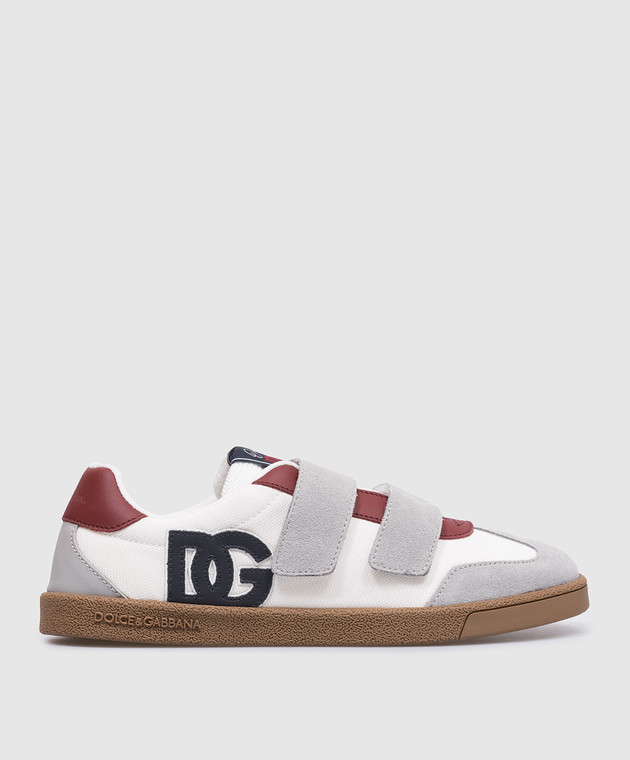 Children's combined sneakers with a logo patch dolce&gabbana