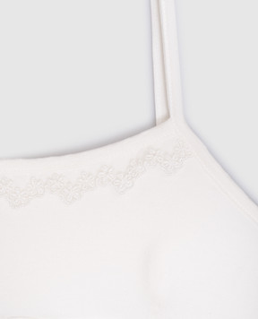 Story Loris Children's white top with lace 17139