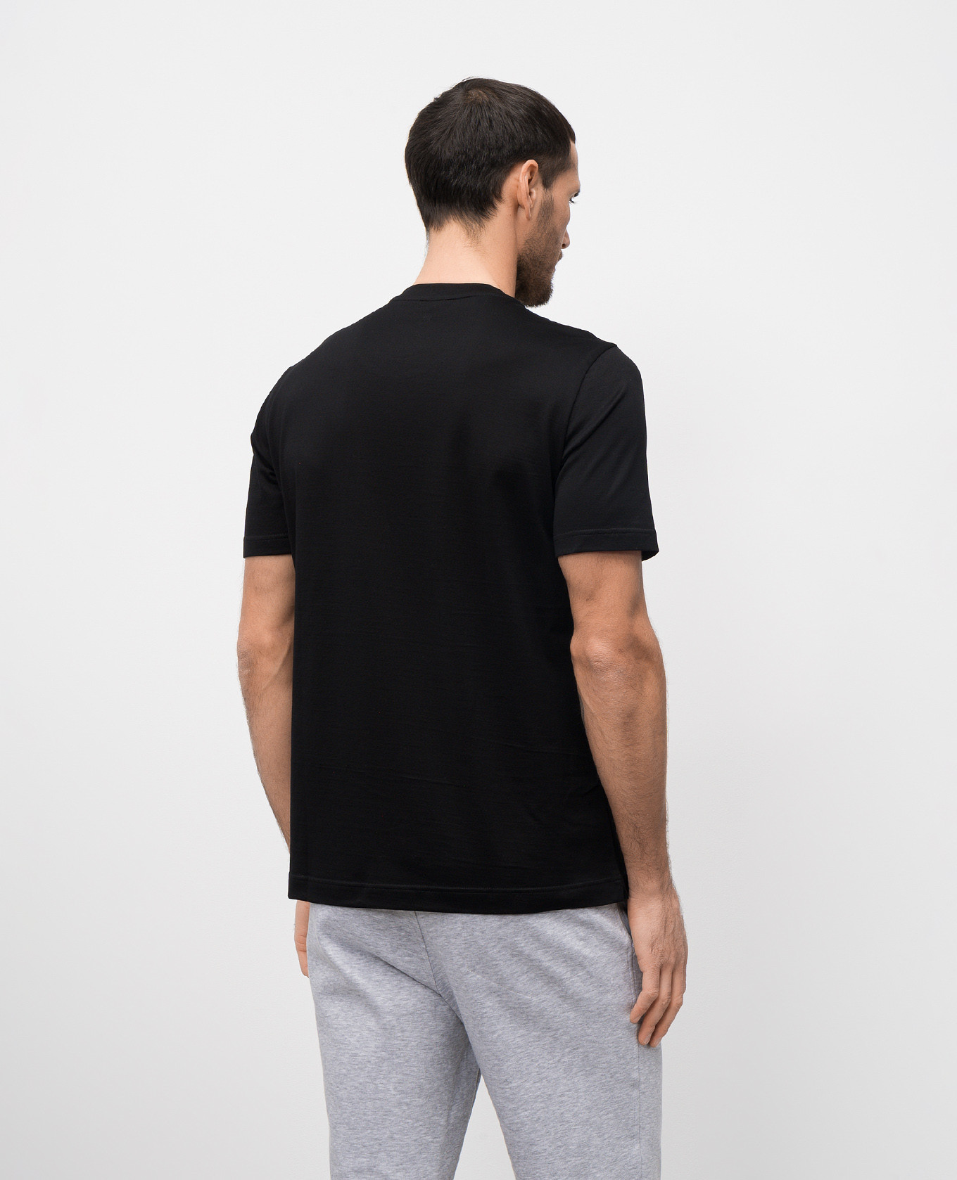 

Black T-shirt with logo CAPOBIANCO
