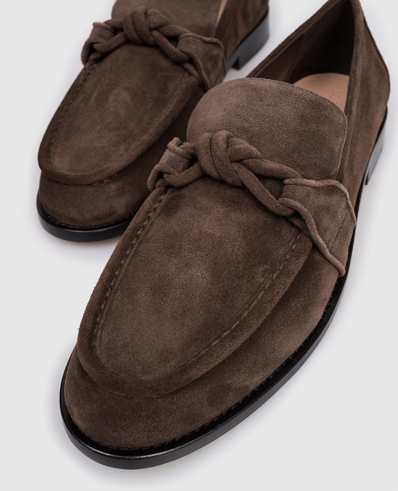 

Astaire brown suede loafers Bottega Veneta