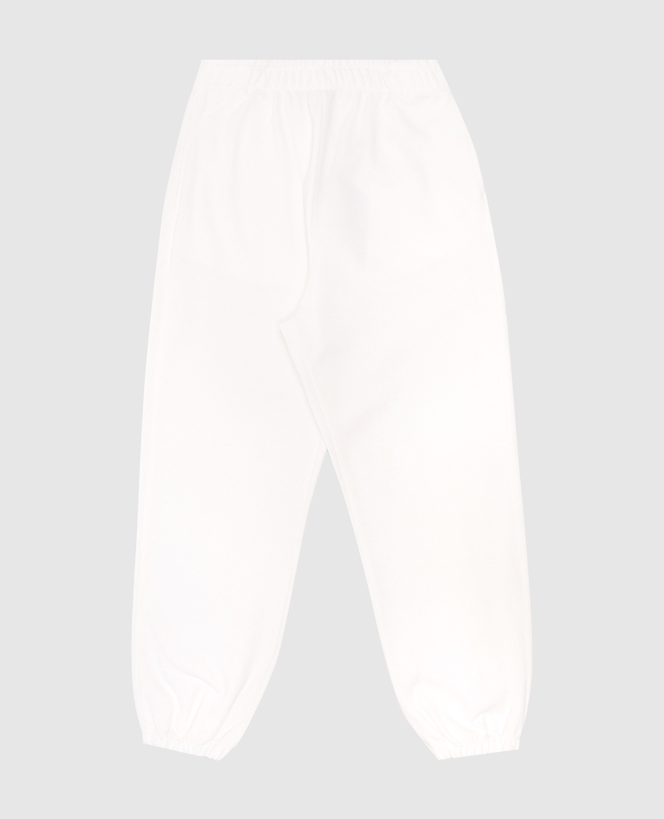 

Children's white joggers with logo print Versace
