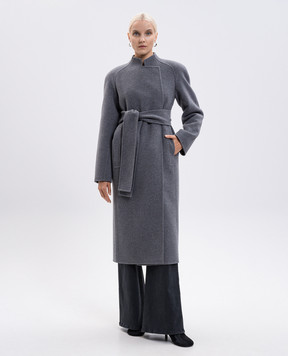 Khaite Deena grey wool coat 7142547