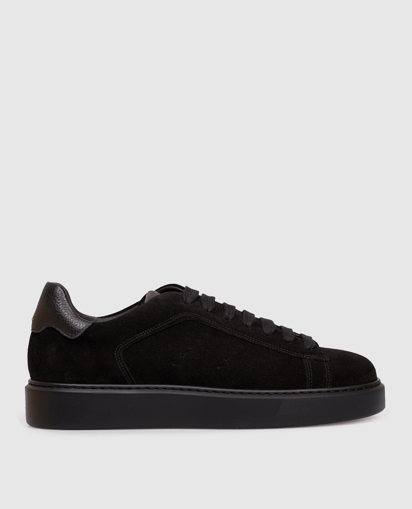 Black suede sneakers with logo Doucal's