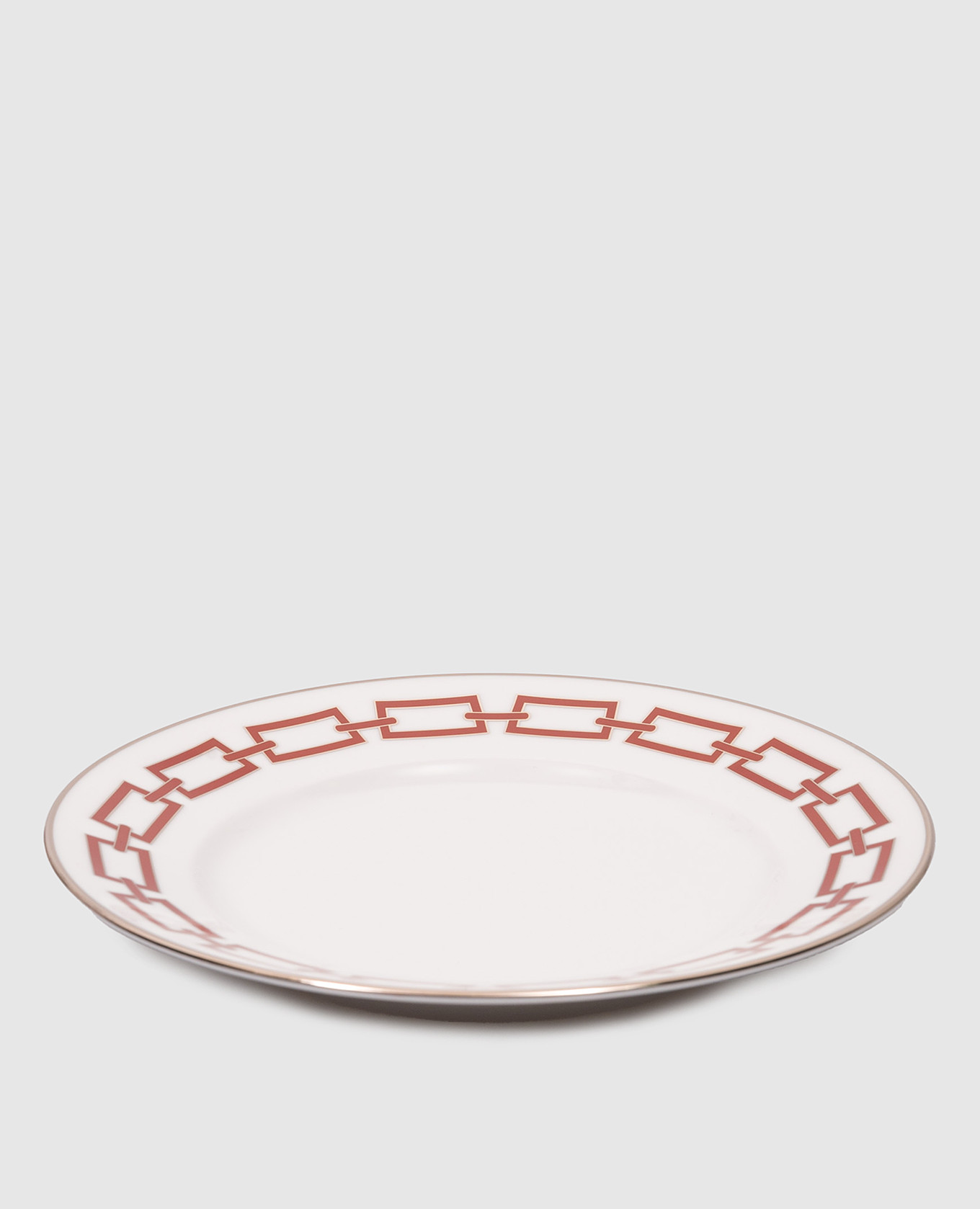 

Catene White Porcelain Snack Plate Ginori 1735