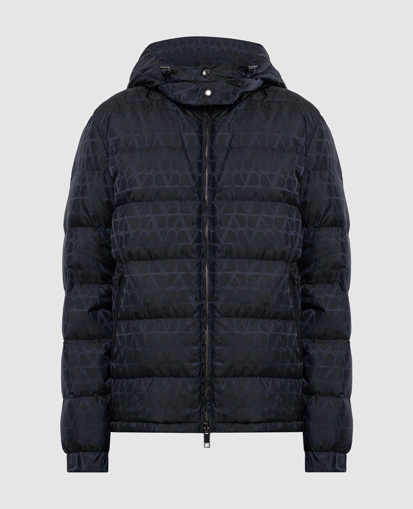 Valentino Blue down jacket in Toile Iconographe pattern