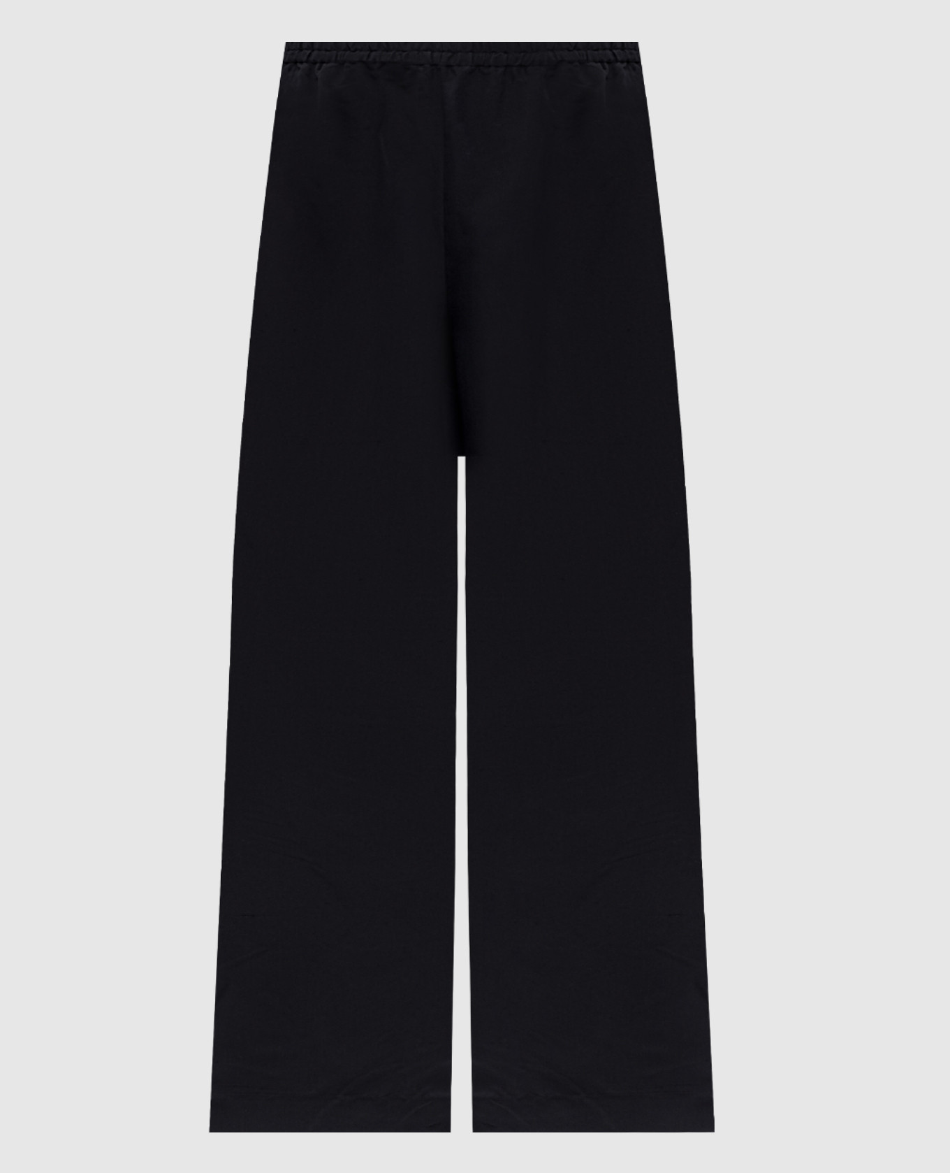 

Bellana black silk pants The Row